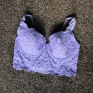 Victoria’s Secret Lavender lace Bustier